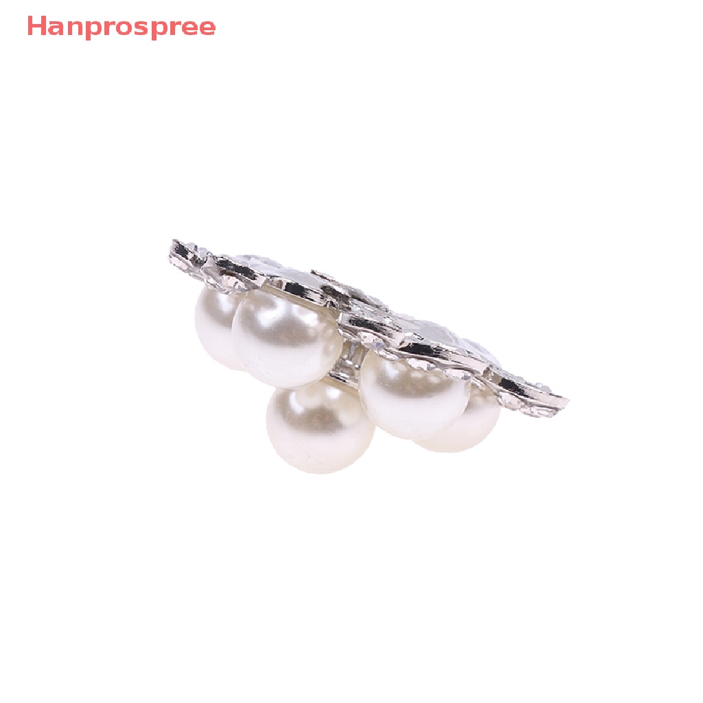 Hanprospree > 1 Kẹp Khóa Giày Cao Gót Đính Ngọc Trai Trang Trí Dành Cho Bạn Nữ