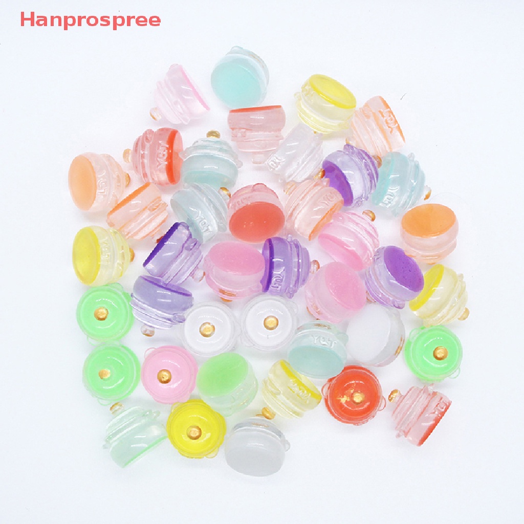 Bộ 5 Bình Sữa Thạch Dạ Quang Trang Trí Nhà Búp Bê DIY