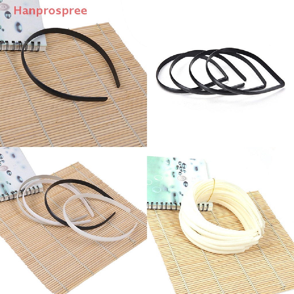 Set 10 Băng Đô Nhựa 2 Màu Xinh Xắn Cho Bé Gái