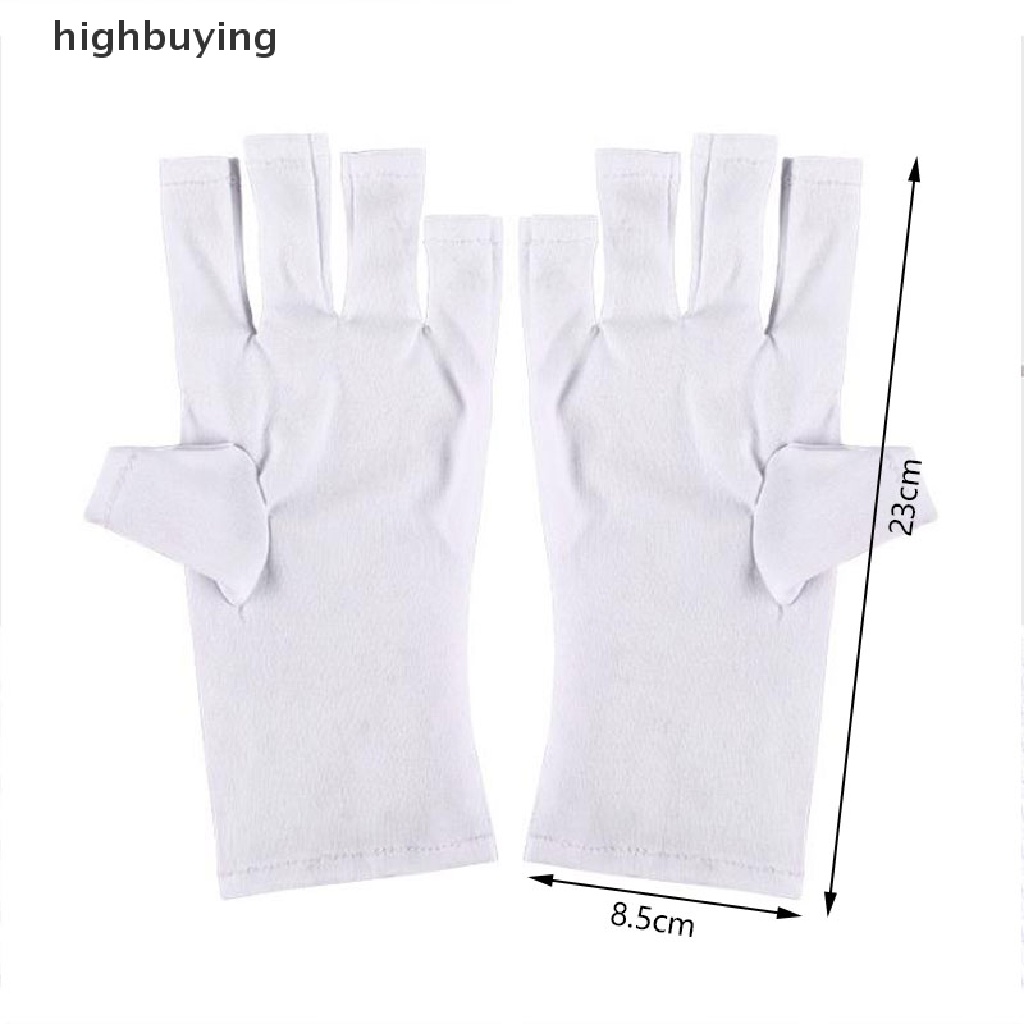 1 Đôi Găng Tay Chống Tia UV Bảo Vệ Móng Tiện Dụng