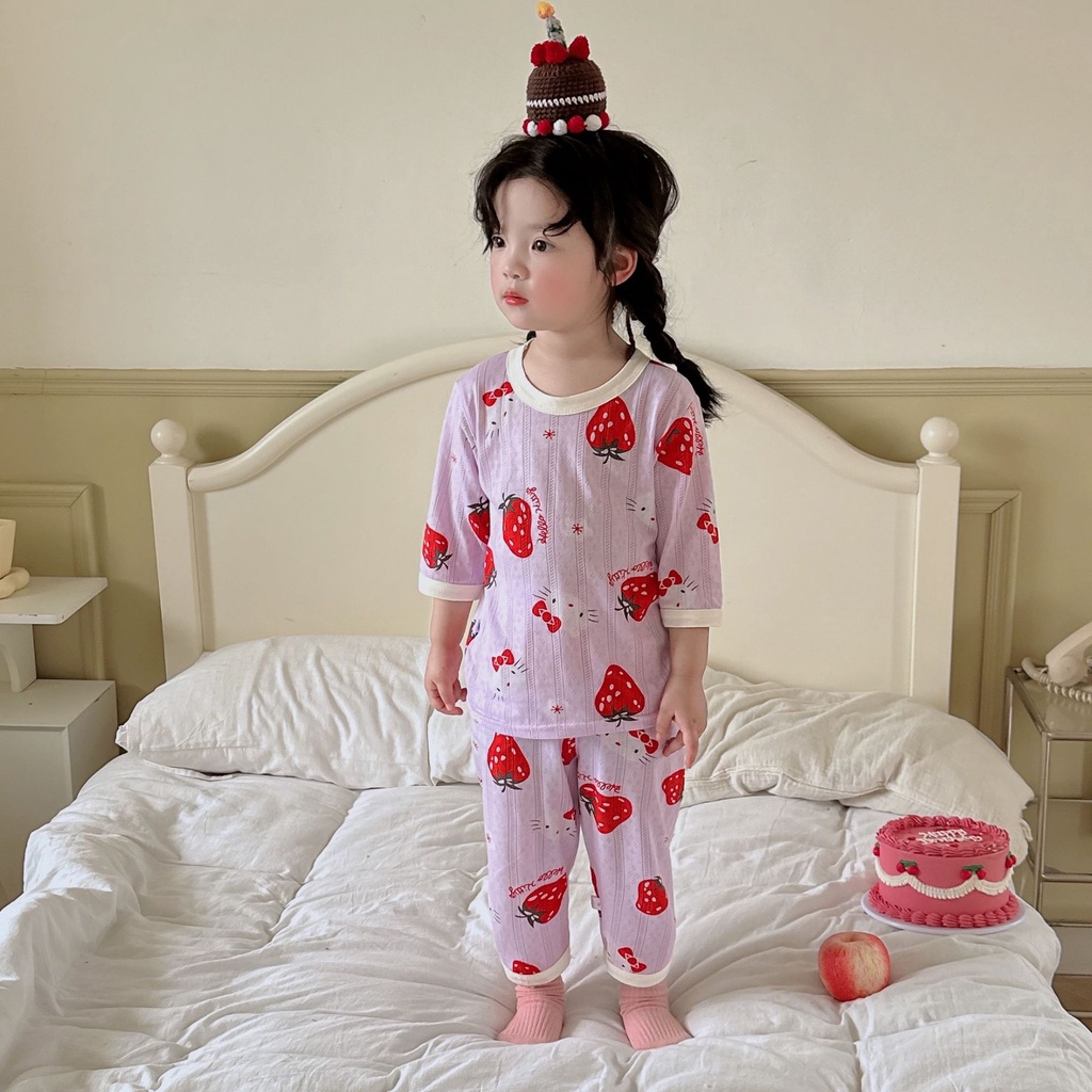 Bộ Đồ Ngủ Ấm Áp Dễ Thương Cho Bé 0-7 Tuổi