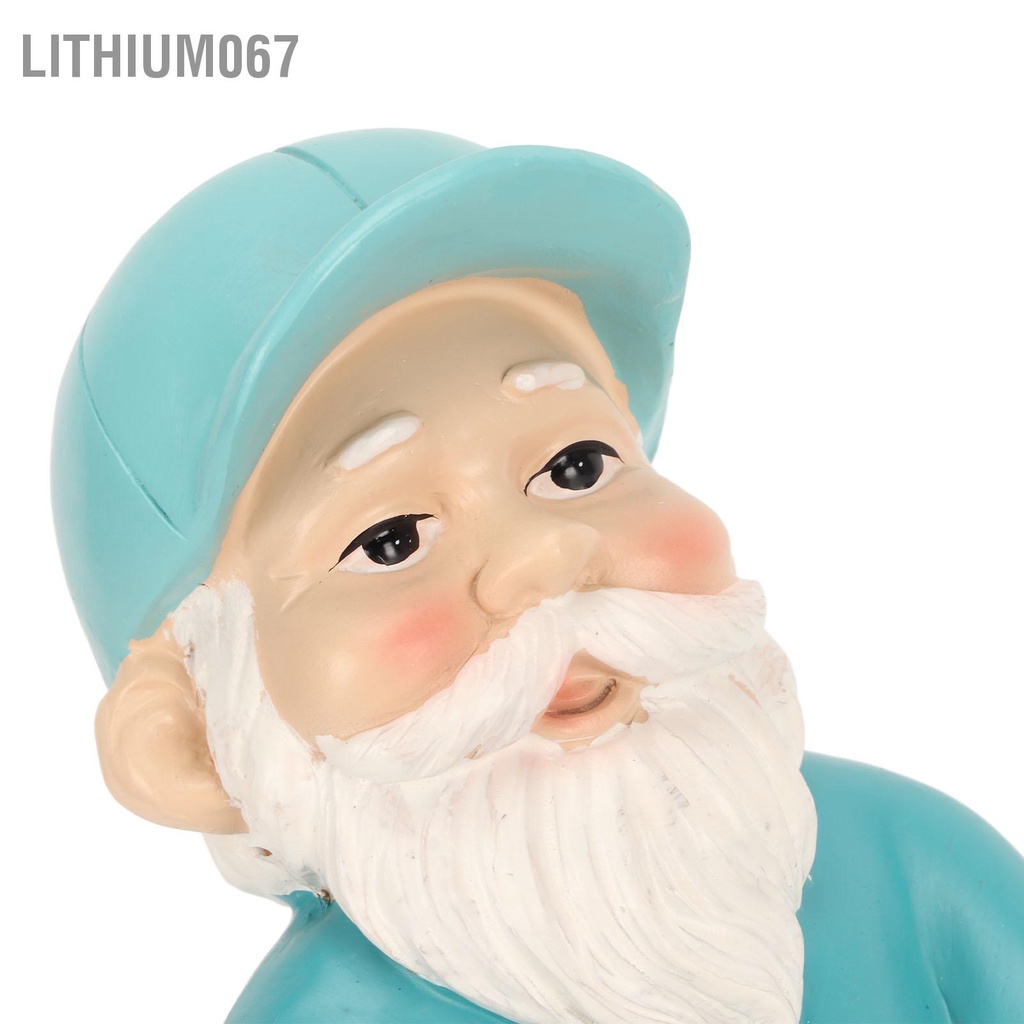 Lithium067 Golfer Vườn Gnome Tinh Tế Hình Ảnh Sống Động Chống Thời Tiết Chơi Golf Tượng Trang Trí Cho Bãi Cỏ Phong Cảnh