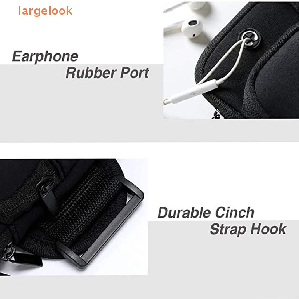 Túi Đựng Điện Thoại Đeo Cánh Tay Cỡ Lớn 6.5 '' Chống Thấm Nước Tiện Dụng Khi Tập Thể Thao