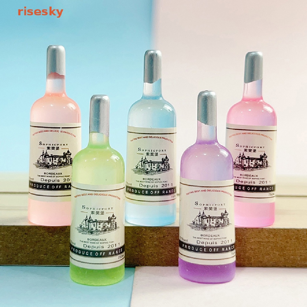 Set 5 Mô Hình Chai Rượu Diy Có Thể Phát Sáng Độc Đáo Cho Nhà Búp Bê