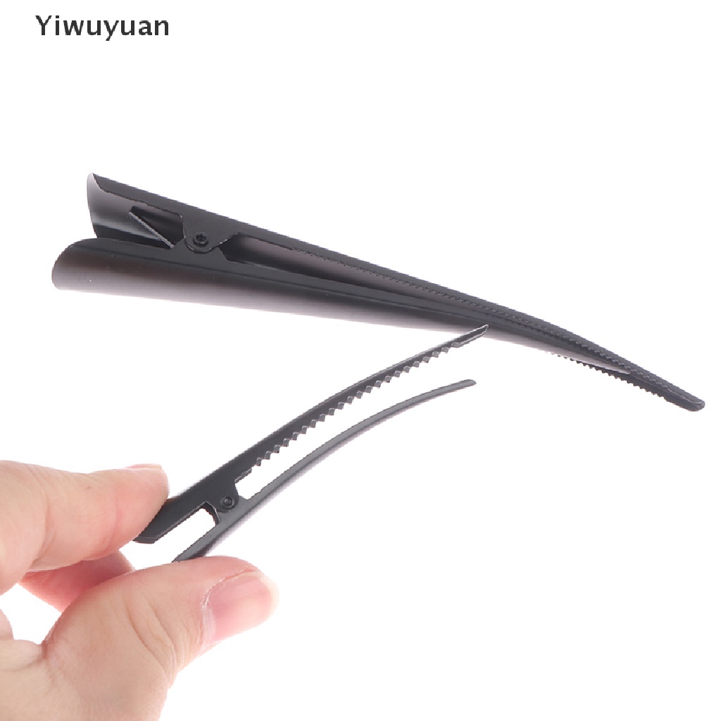 Bộ 4 Kẹp Tóc Mỏ Vịt Dài 12.5cm Bằng Kim Loại Màu Đen