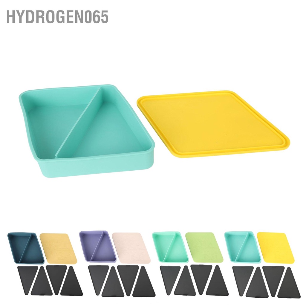 Hydrogen065 Hộp đựng Pizza bằng silicon Hình vuông có thể tái sử dụng được cho các buổi dã ngoại