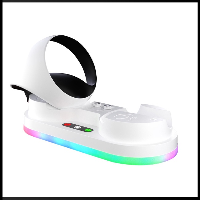 Đế Sạc Tay Cầm Chơi Game Ps Vr2 Có Đèn RGB