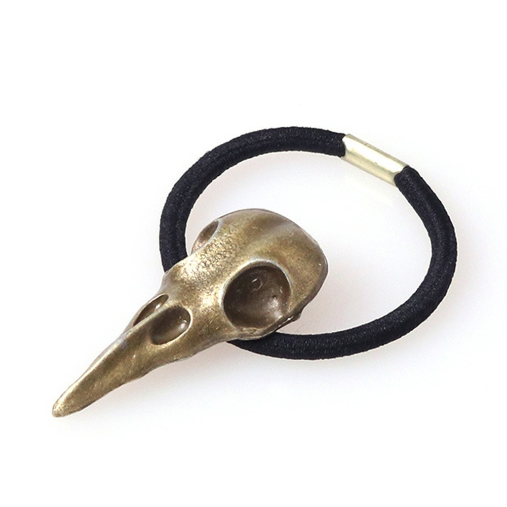 Dây Cột Tóc Đuôi Ngựa Co Giãn Hình Đầu Lâu Phong Cách Punk Halloween Dành Cho Nữ [Fairy4]