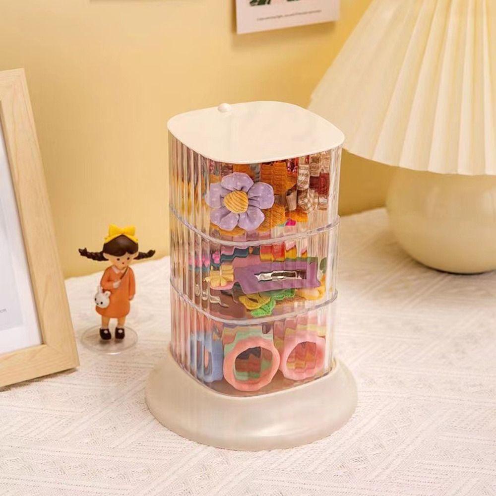 Hộp Đựng Trang Sức Nhiều Tầng Xoay Được Giá Đỡ