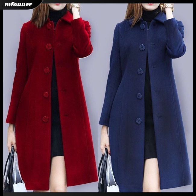 Áo Khoác Tay Dài Ôm Dáng Màu Sắc Đơn Giản Thoải Mái Cho Nữ