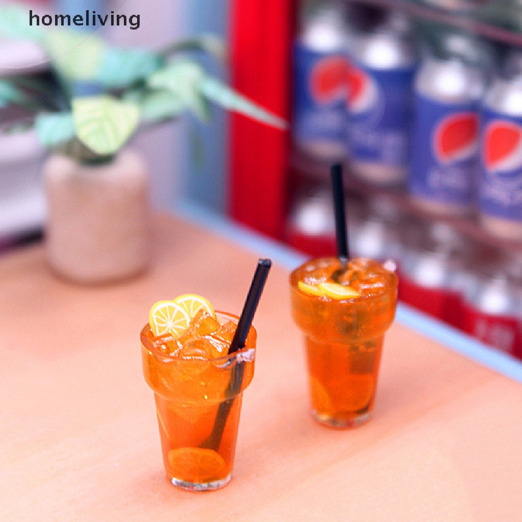 1 Ly Nước Chanh Trang Trí Nhà Búp Bê Tỉ Lệ 1: 12