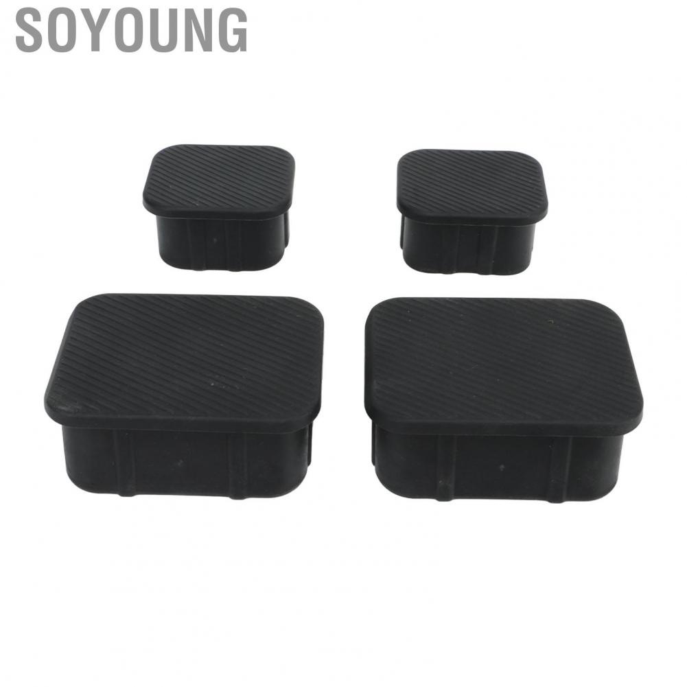 Soyoung Front Axle Plug  Perfect Fit Rubber Crash Bar End Caps Wear Proof for Car
