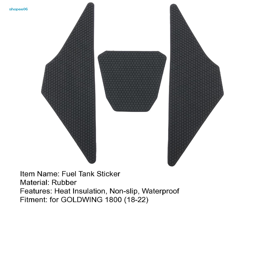 Set 3 Miếng Dán Bảo Vệ Bình Nhiên Liệu Xe Mô Tô GOLDWING 1800 (18-22)