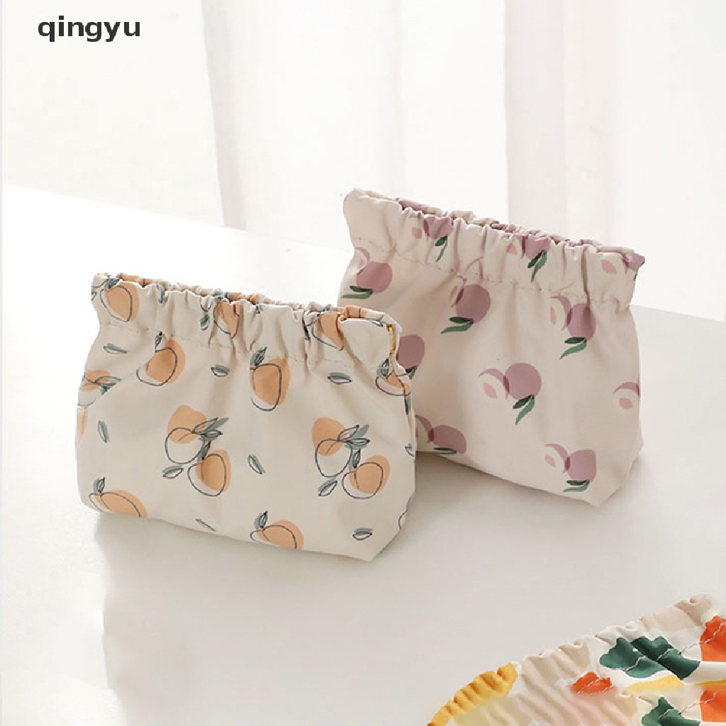 Túi Đựng Mỹ Phẩm / Thẻ / Tai Nghe / Son Môi Di Động qingyu Ins