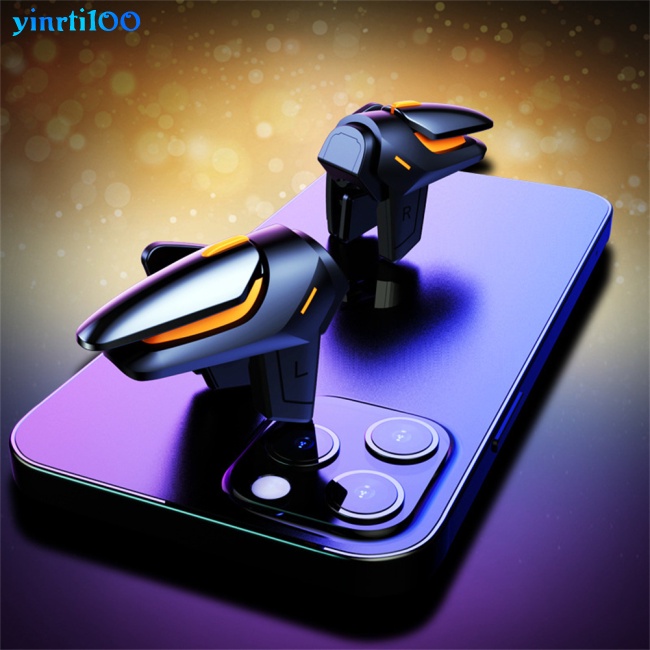 Set 2 Kẹp Hỗ Trợ Điều Khiển Chơi Game Trên Điện Thoại Di Động Dy01 L1r1 Cho Ios Android