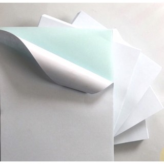Giấy Decal A4 đế xanh (xấp 100 tờ)