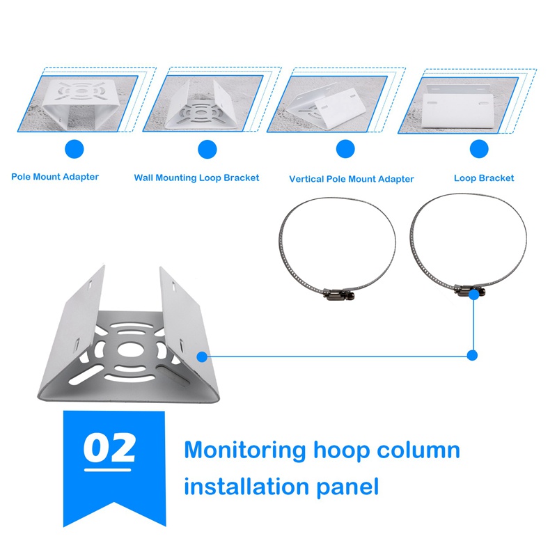 Bộ Chuyển Đổi Gậy Đứng Gắn Tường Kèm 2 Vòng Nhẫn