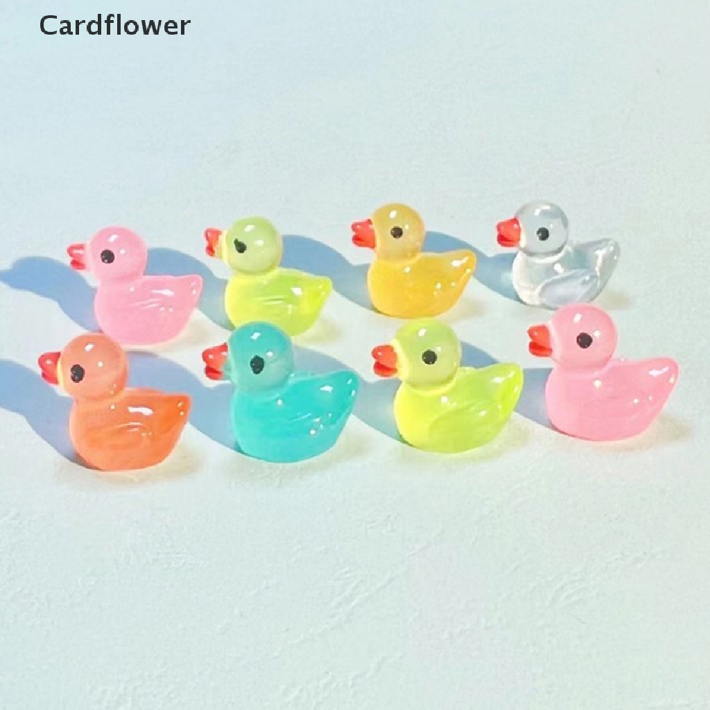 < Cardflower > Set 10 Tượng Phát Sáng Trong Bóng Tối Đồ Chơi Búp Bê Bằng Nhựa Resin Craf Đang Giảm Giá