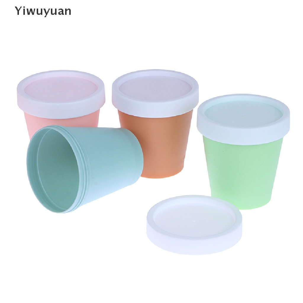 < Yiwuyuan > Hộp Đựng Sữa Chua Kem Tráng Miệng Có Nắp Đậy