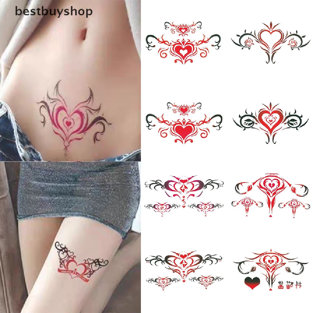 Bộ 10 Hình Xăm Dán Tạm Thời Chống Thấm Nước