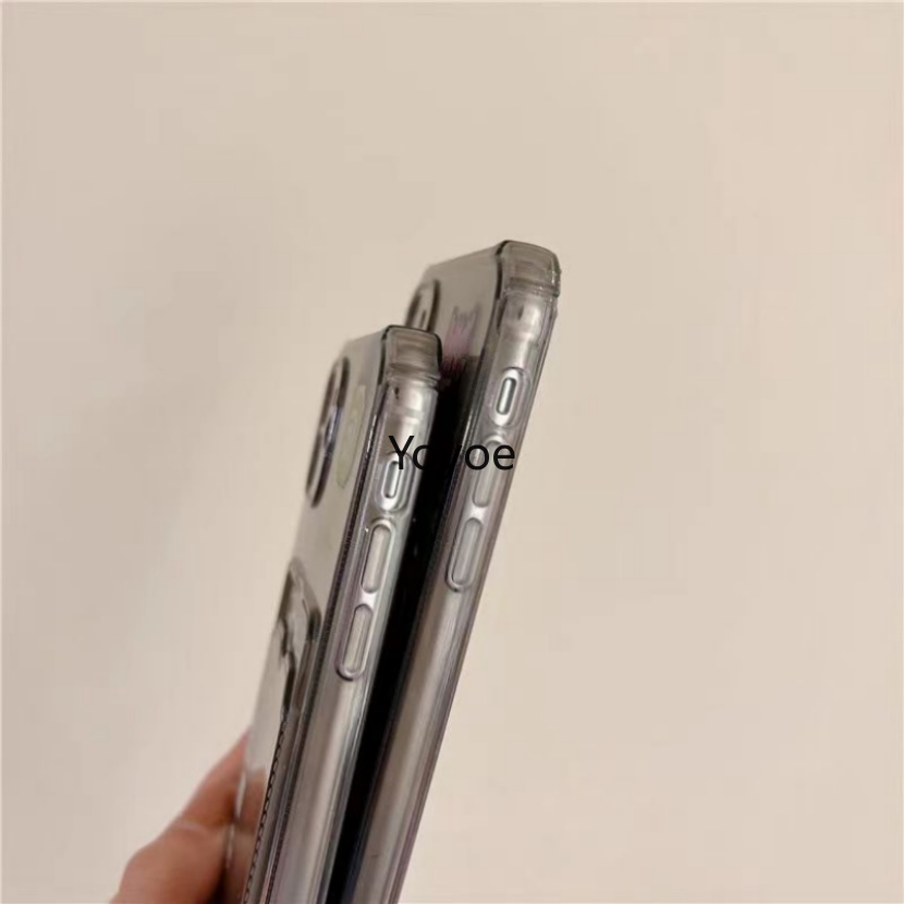 Ốp Điện Thoại TPU Mềm Chống Sốc Có Ngăn Đựng Thẻ Cho IPhone 14 13 12 11 Pro X XS Pro Max XR 7 8 Plus SE