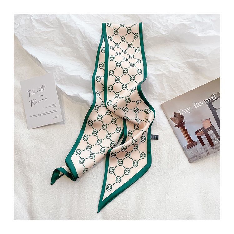 Băng Đô Cài Tóc Đa Năng Họa Tiết Kẻ Sọc Phong Cách Retro