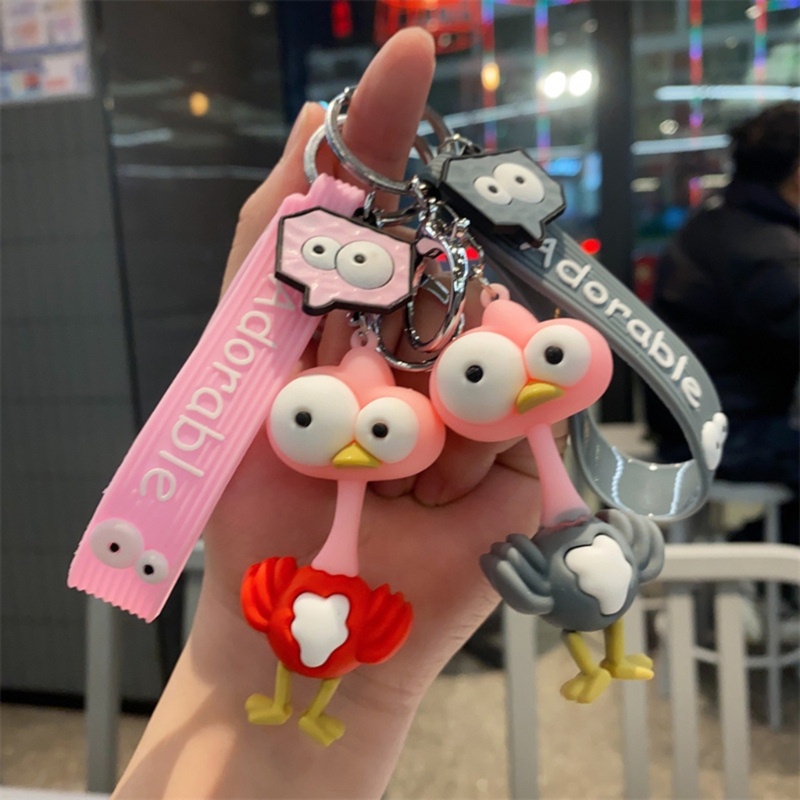Móc Khóa Kim Loại Hình Động Vật Hoạt Hình Sáng Tạo