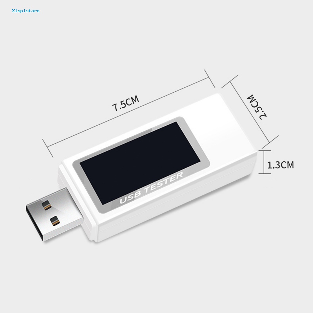 [Xiapistore] Usb Thử Nghiệm Vôn Kế Điện Tử Đa Năng Hiển Thị Thời Gian Thực Sự Cắt Nhỏ Gọn