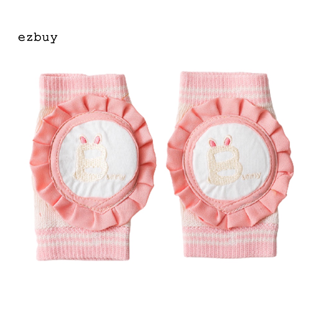 1 Cặp Đệm Bảo Vệ Đầu Gối Chống Ngã Thoáng Khí In Họa Tiết Hoạt Hình Cho Bé Sơ Sinh