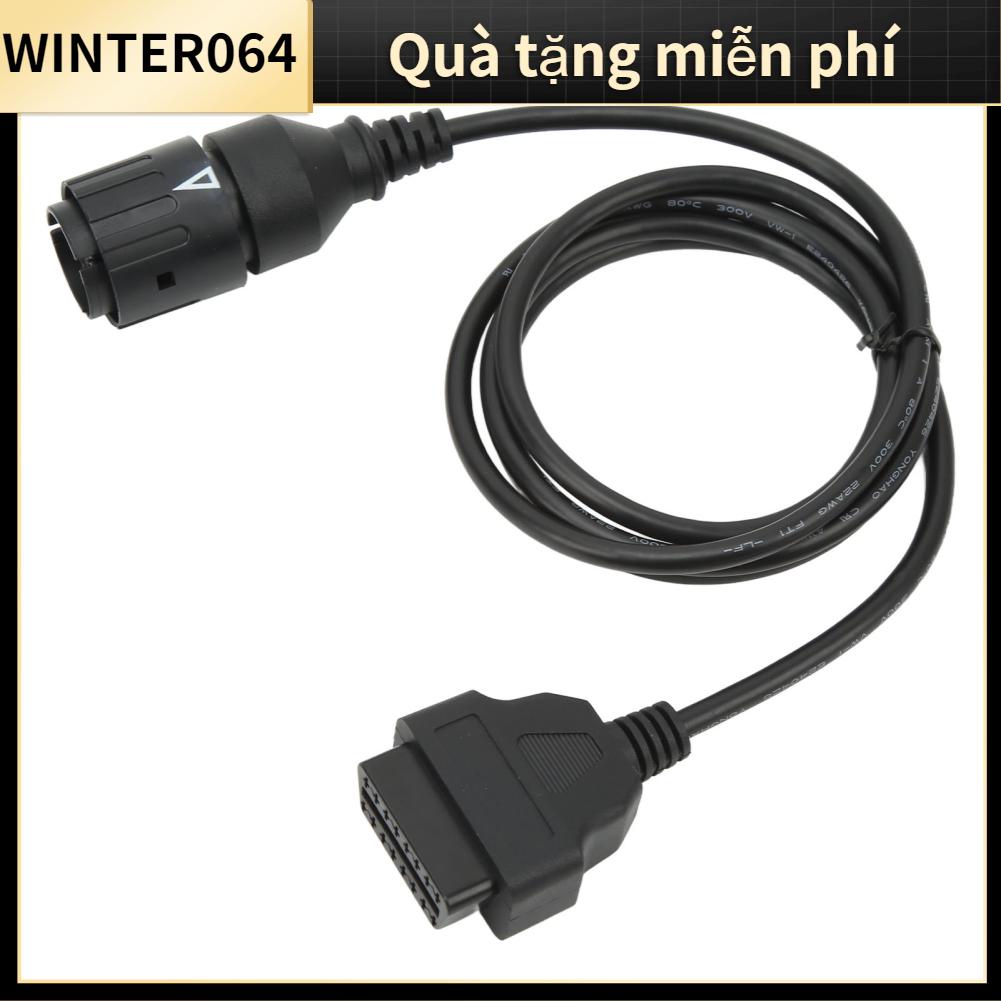 Winter064 1.5M 10Pin Nam Đến 16Pin Nữ OBD2 Cáp OBD II Convertor Quét Chẩn Đoán Cho ICOM D Xe Máy