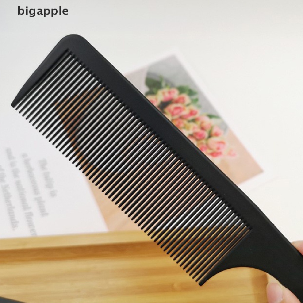 Bộ 2 Lược Chải Tóc Màu Đen Bằng Nhựa Resin Chống Tĩnh Điện Chịu Nhiệt