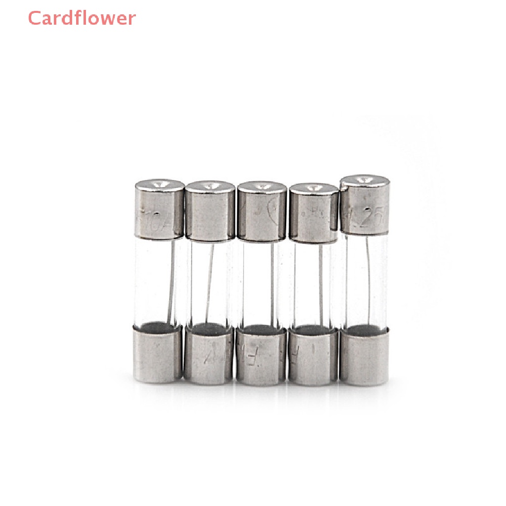 100 Cầu Chì Thủy Tinh 10A 250V 5 * 20mm 10A 250V Mới
