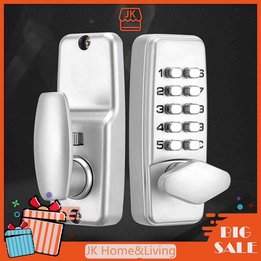 Ổ Khóa Cửa Kỹ Thuật Số Bằng Kim Loại Chống Thấm Nước Siêu Bền Tiện Dụng Cho