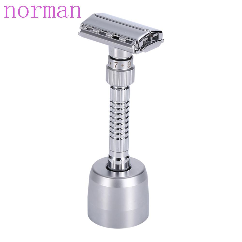 [Hàng mới về] Đồ Cạo Râu Hai Lưỡi Chuyên Nghiệp An Toàn Có Thể Tùy Chỉnh Với Hộp Đựng Bằng Hợp Kim Kẽm Bền Bỉ Tiện Lợi