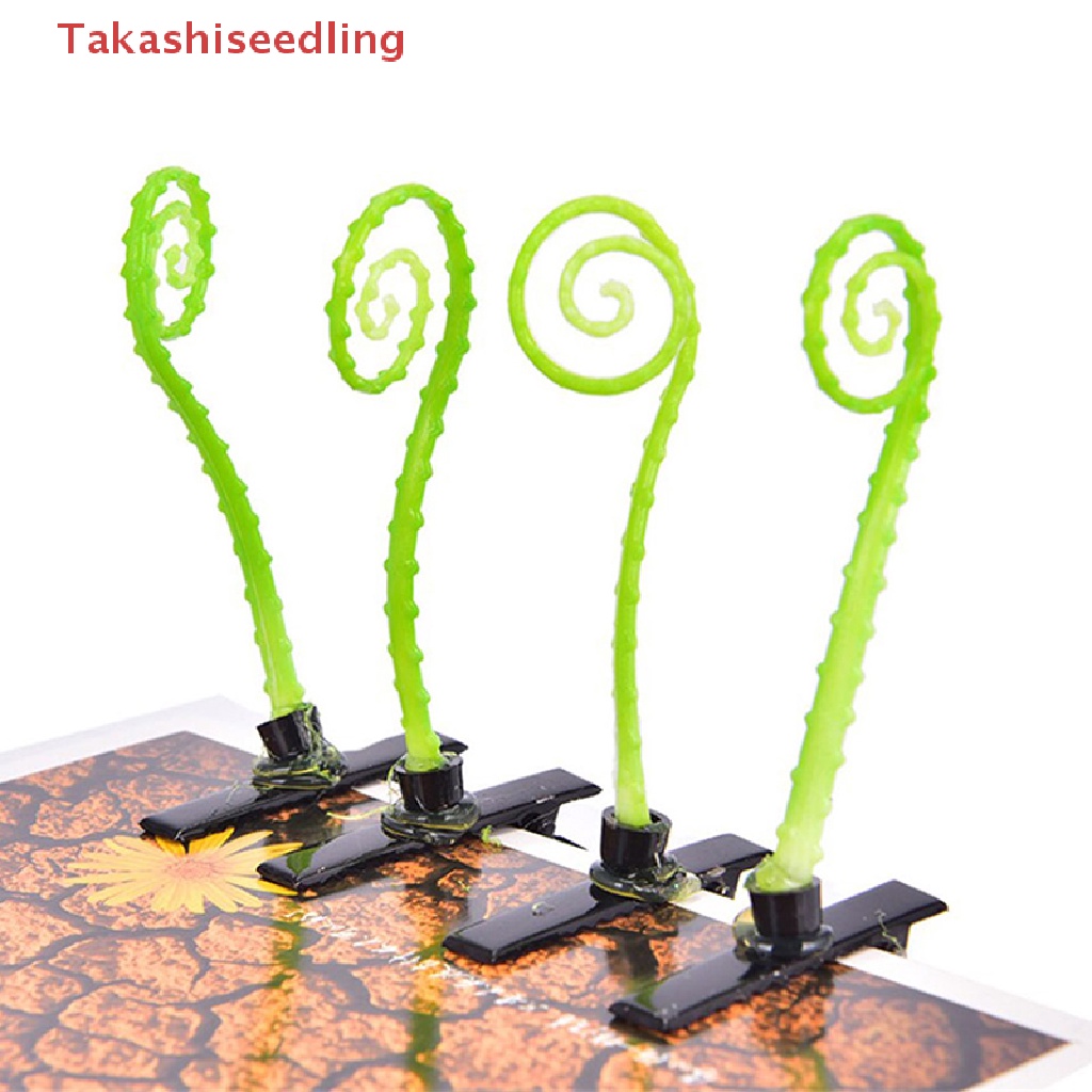 Set 5 Kẹp Tóc Hình Hoa / Bướm / Cây Mầm Non Vui Nhộn Cho Bé Gái