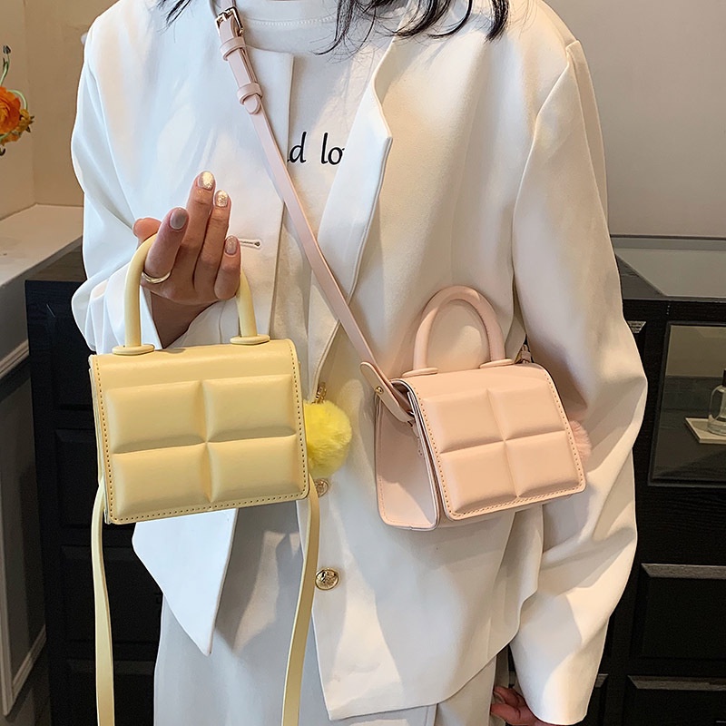 Túi Đeo Vai Hình Vuông Cỡ Nhỏ Thiết Kế Đơn Giản Thời Trang