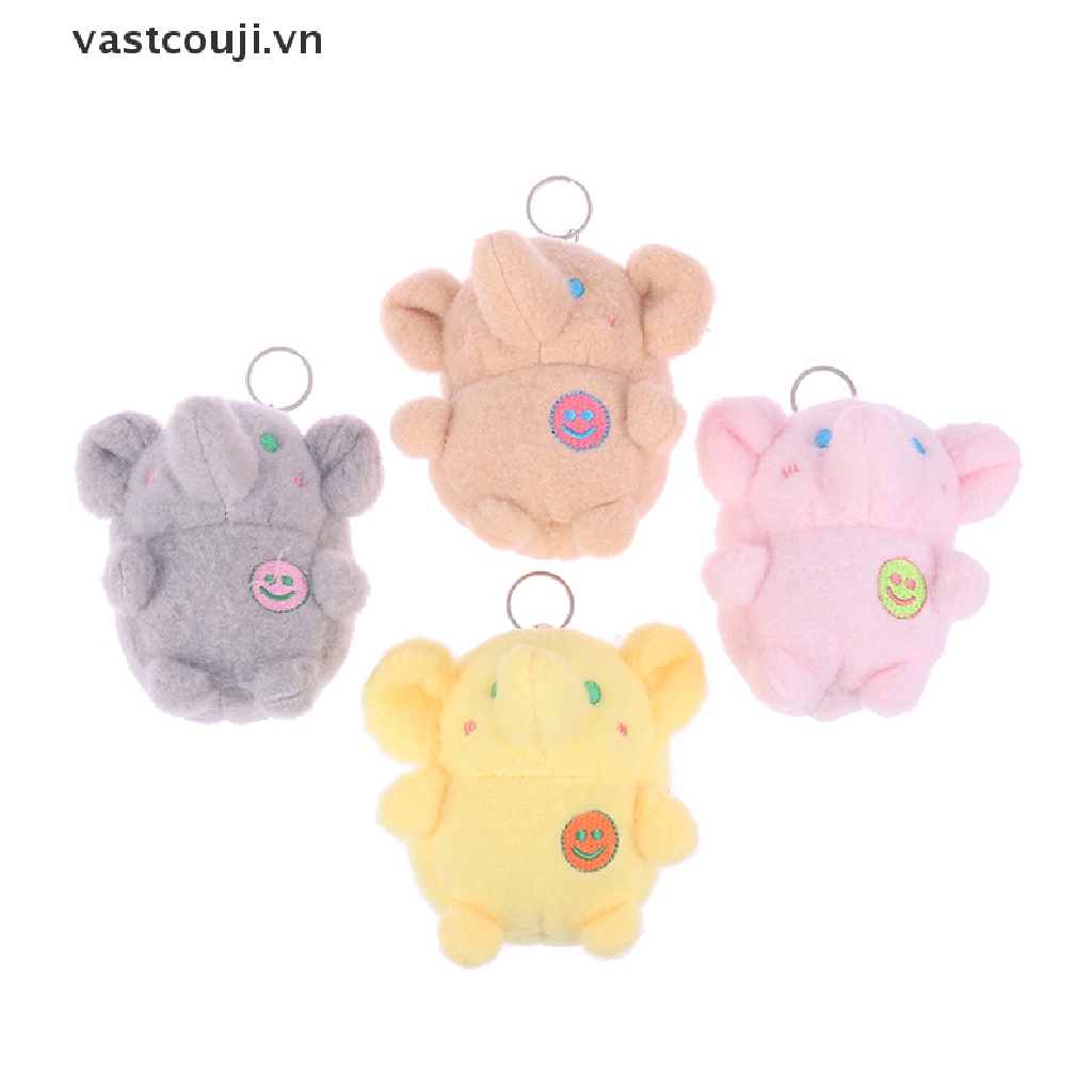 1 Chú Voi Nhồi Bông VASTJI 12cm 4 Màu Tùy Chọn