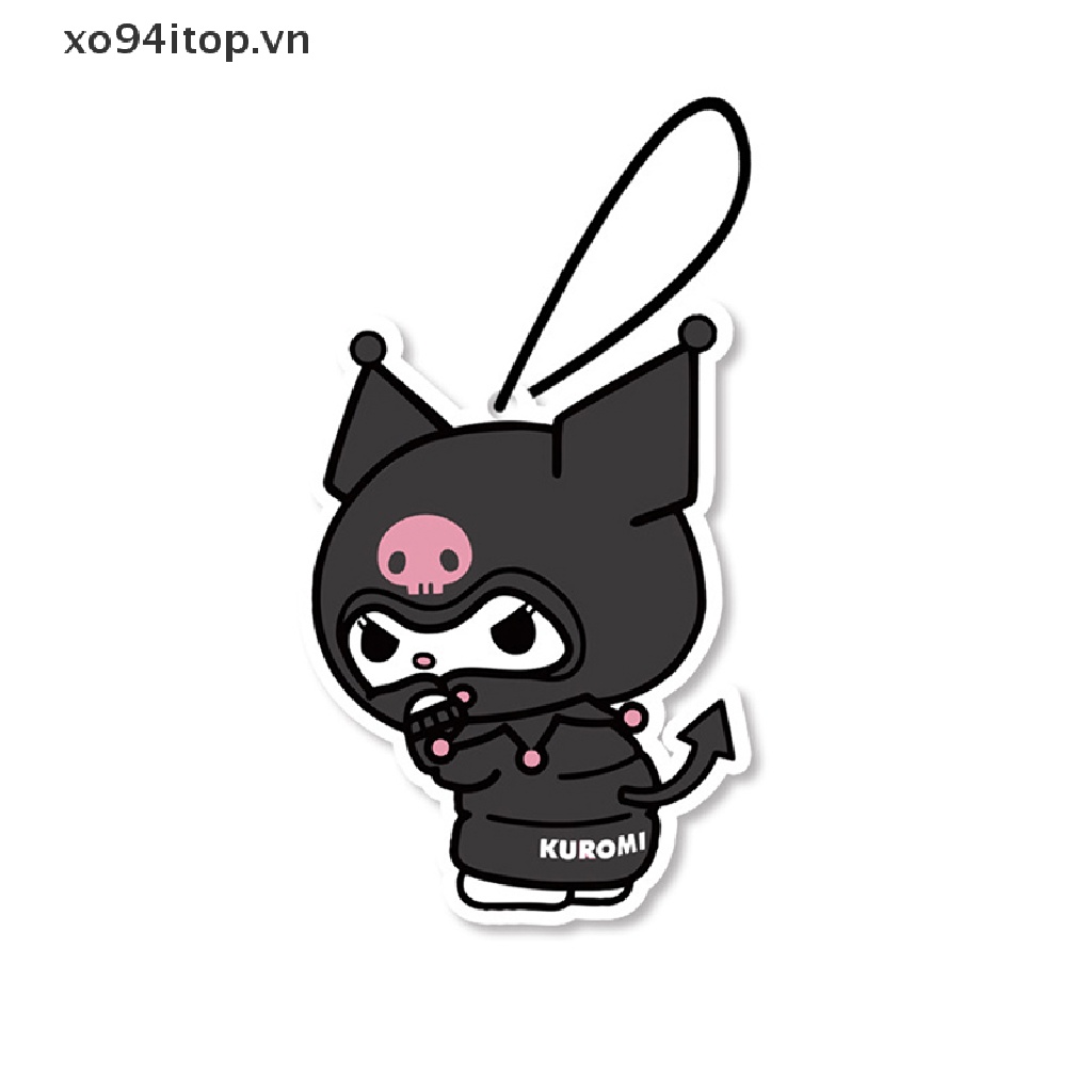 Xoitop Set 5 Giấy Khử Mùi Treo Xe Hơi / Tủ Quần Áo Hình Thỏ Kuromi Melody Tự Nhiên Đáng Yêu