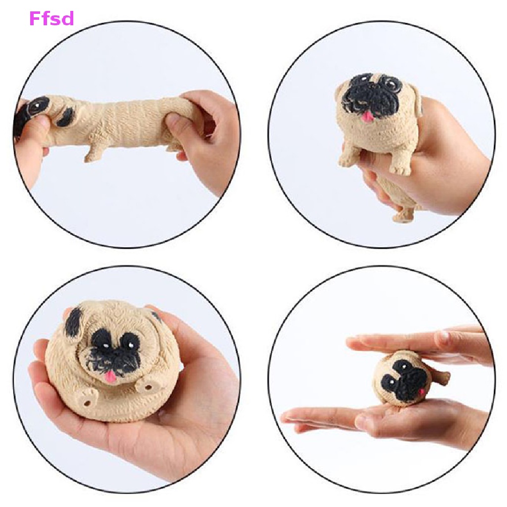 1 Đồ Chơi Nắn Bóp Đàn Hồi Giảm Stress Hình Động Vật