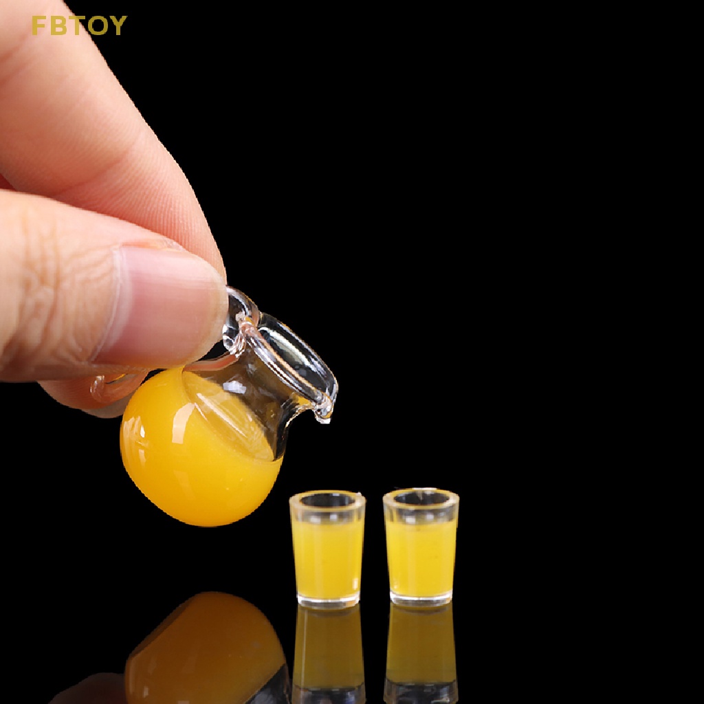 Set 3 Bình Nước Ép Mini Trang Trí Nhà Búp Bê