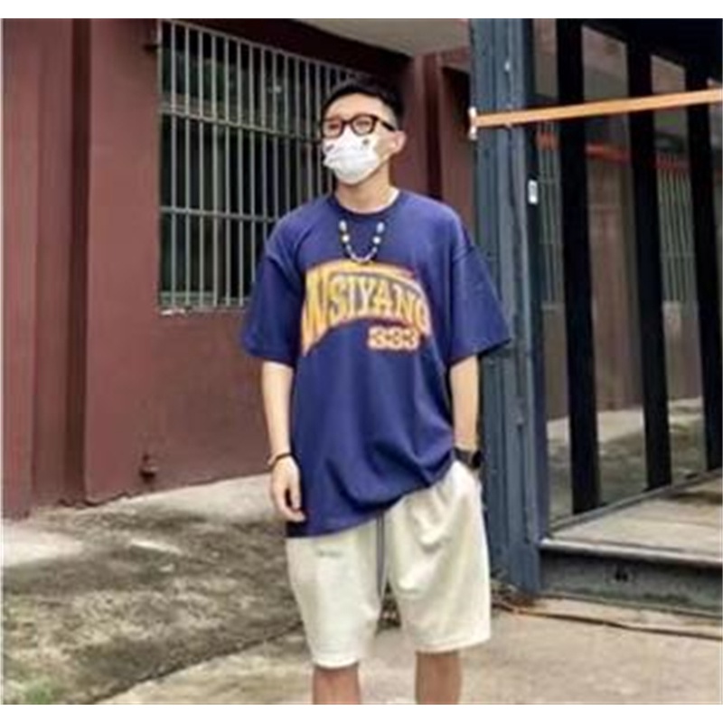 Sta &amp; - Mùa Hè BK Áo Thun Tay Ngắn Dáng Rộng Họa Tiết Infinite Force Nhả Nhanh Cho Nam Và Nữ