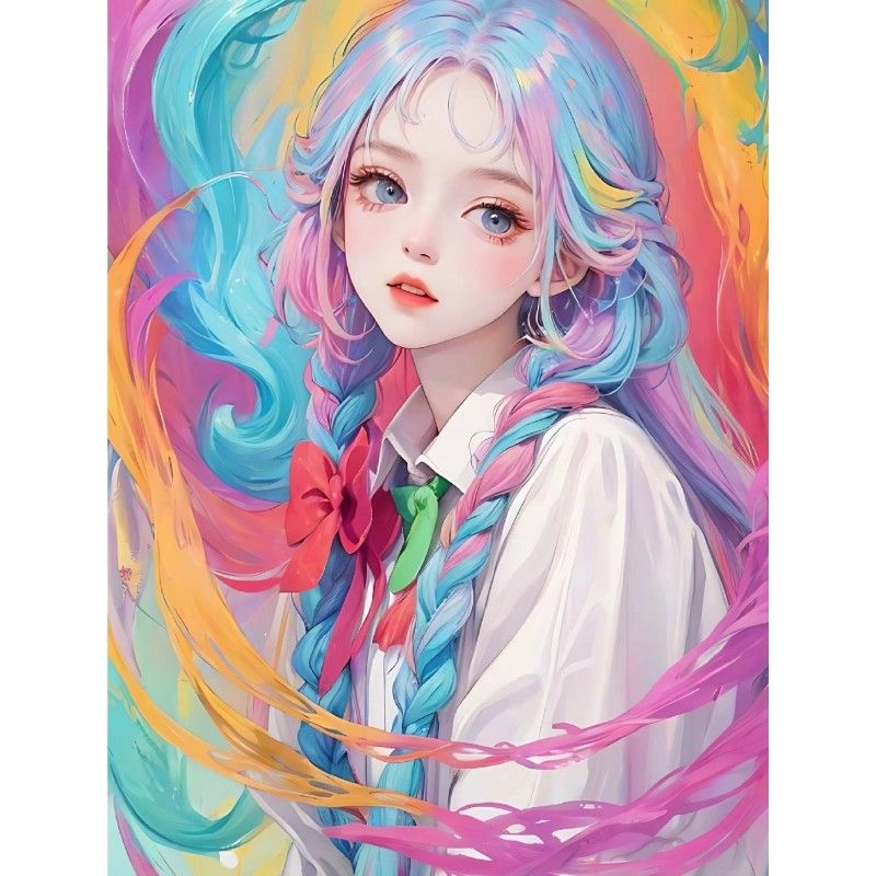 Bộ Tranh Đính Đá Tự Làm Trang Trí Phòng Khách / Phòng Ngủ 30x40