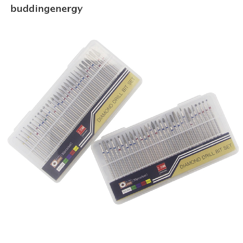 Set 30 Mũi Khoan Kim Cương 3 / 32 '' Dùng Để Mài Giũa Móng Tiện Dụng