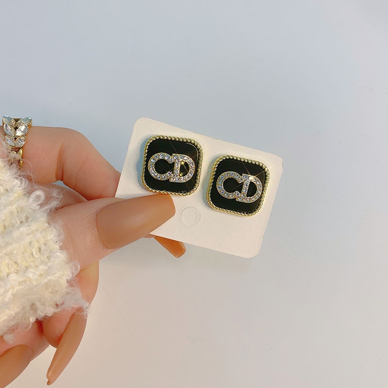 Bông Tai Bạc S925 Hình Chữ Cái Đơn Giản Thời Trang 2023 Cho Nữ