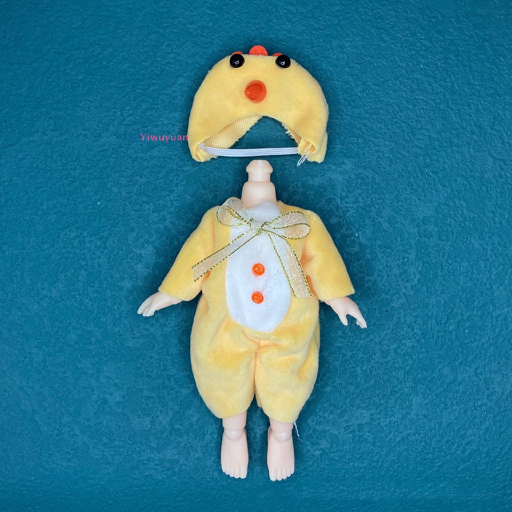 Búp Bê BJD 16CM Kèm Phụ Kiện Tóc Dễ Thương