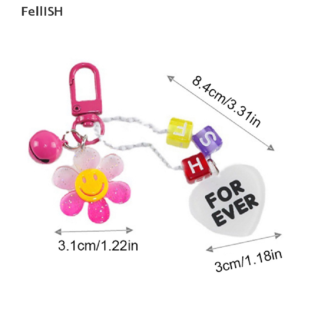 1 Móc Khóa Hình Hoa Hướng Dương Nhiều Màu Dễ Thương 439br