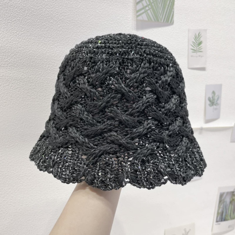 Nón Tai Bèo Kiểu Dây Bện Thoáng Khí Thời Trang Mùa Hè