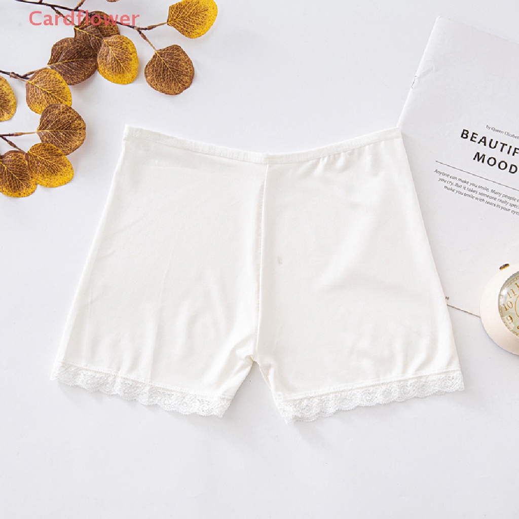 Quần Lót Ren Ngắn Mỏng Không Đường May < Cardflower > An Toàn Cho Nữ Mới