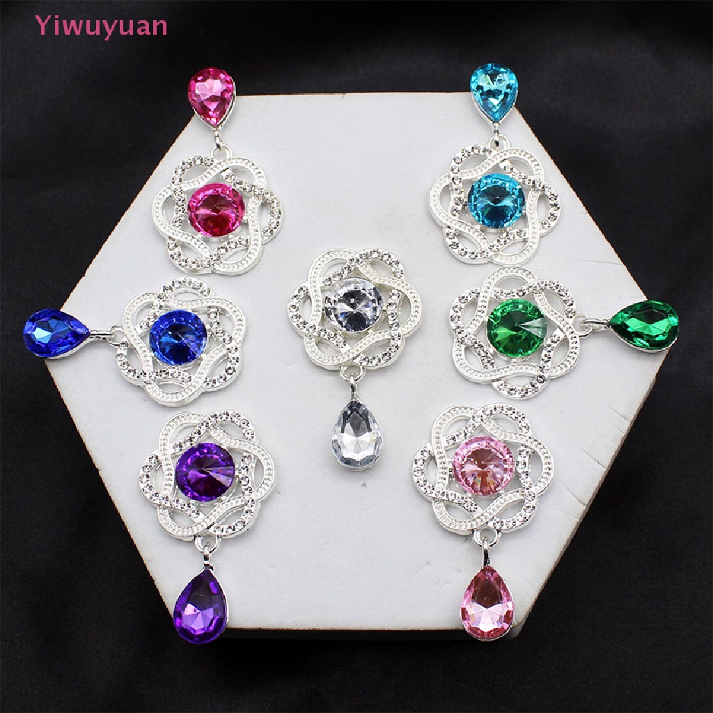 Cài Áo Hình Bông Hoa Đính Đá Thời Trang 28 * 45mm