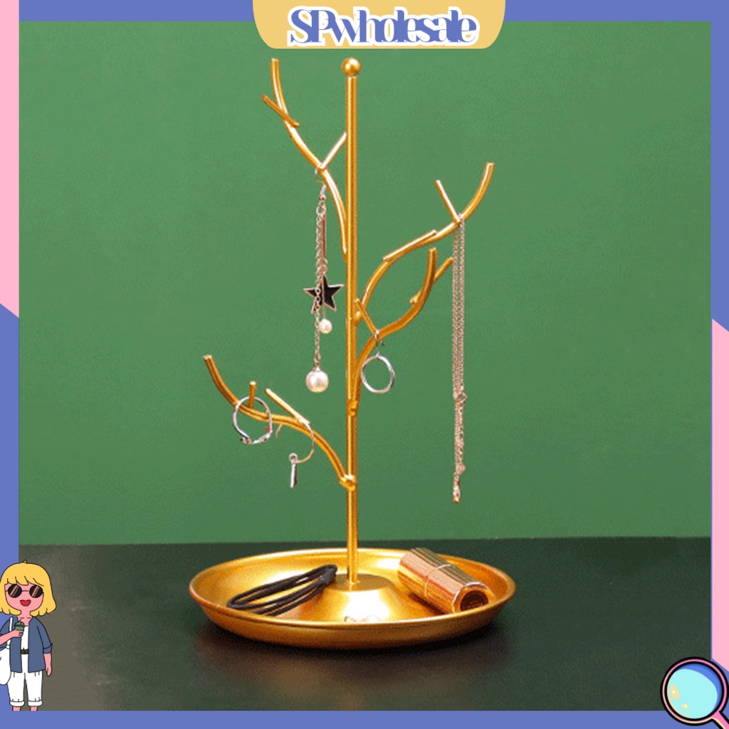 <SPwholesale> Giá Đỡ Trưng Bày Trang Sức Hình Nhánh Cây Bằng Sắt Rèn Luyện Sắp X
